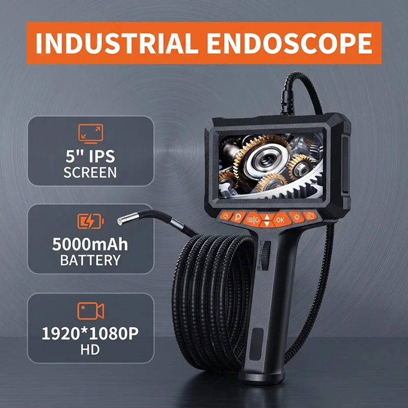 Two Way Articulating Endoscope Rotating Industrial Borescope Camera 1080P HD IPS Screen IP67 Snake Camera For Auto Mechanic
Two Way Articulating Endoscope Rotating Industrial Borescope Camera 1080P HD IPS Screen IP67 Snake Camera For Auto Mechanic