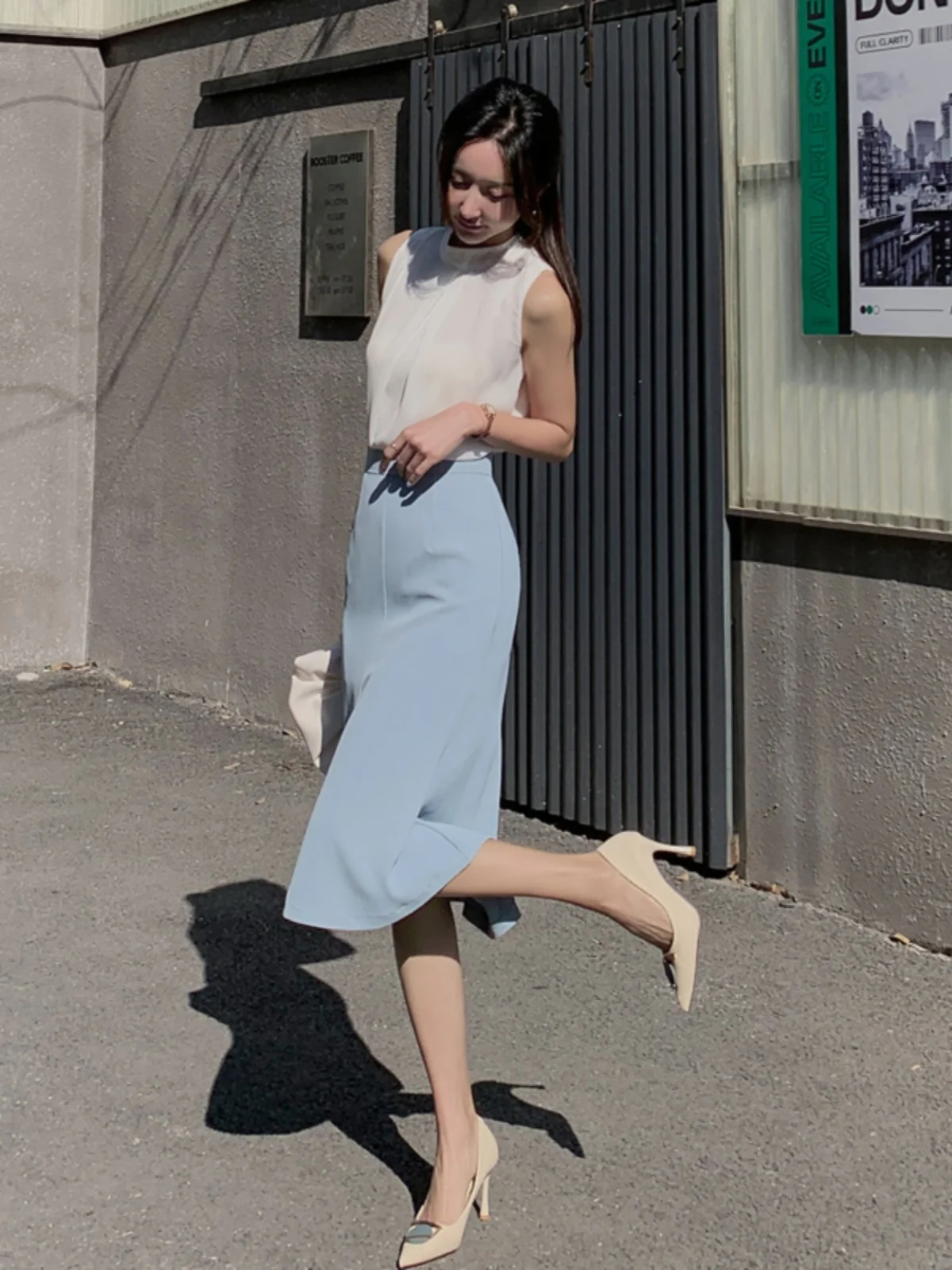 Chiffon Fi Tail Skirt High Waist Wrap around Women's Faion Slimming Design Casual Sle Polyester Fiber H pe Silhouette
Chiffon Fi Tail Skirt High Waist Wrap around Women's Faion Slimming Design Casual Sle Polyester Fiber H pe Silhouette