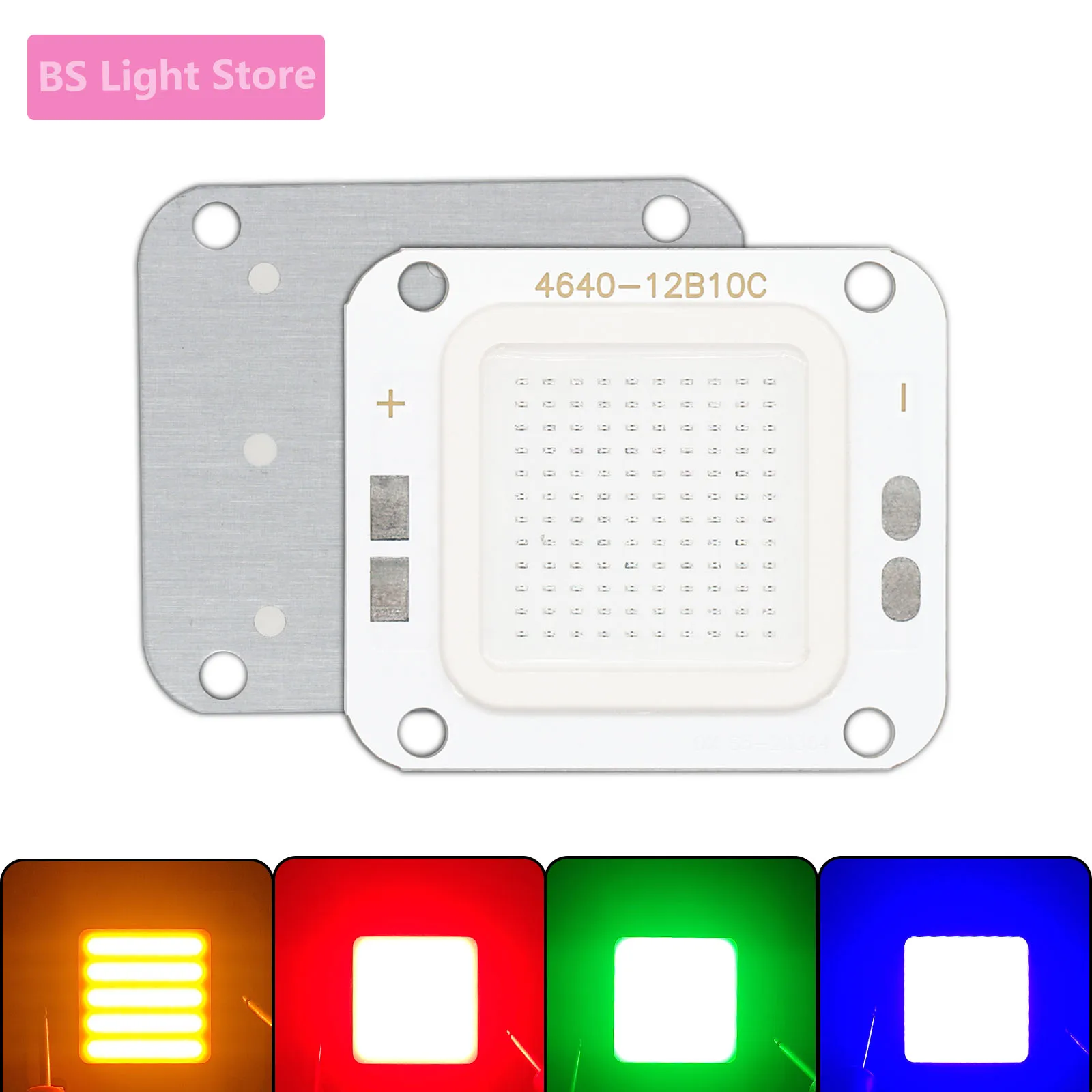 DC30-32V LED COB Chip Lamp Bead Yelloe Green Blue Red 4640mm High Brightness 10W 20W 30W 50W Spotlight Light source Accessories
DC30-32V LED COB Chip Lamp Bead Yelloe Green Blue Red 4640mm High Brightness 10W 20W 30W 50W Spotlight Light source Accessories