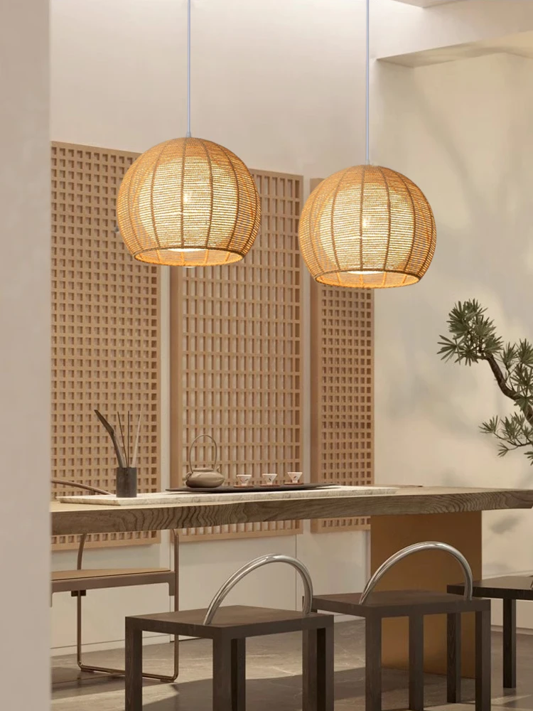 Retro Hand Woven Bamboo Chandelier Chinese style Droplight Hotel Bedroom Living room Art Decor Hanging Lamp indoor pendant light
Retro Hand Woven Bamboo Chandelier Chinese style Droplight Hotel Bedroom Living room Art Decor Hanging Lamp indoor pendant light