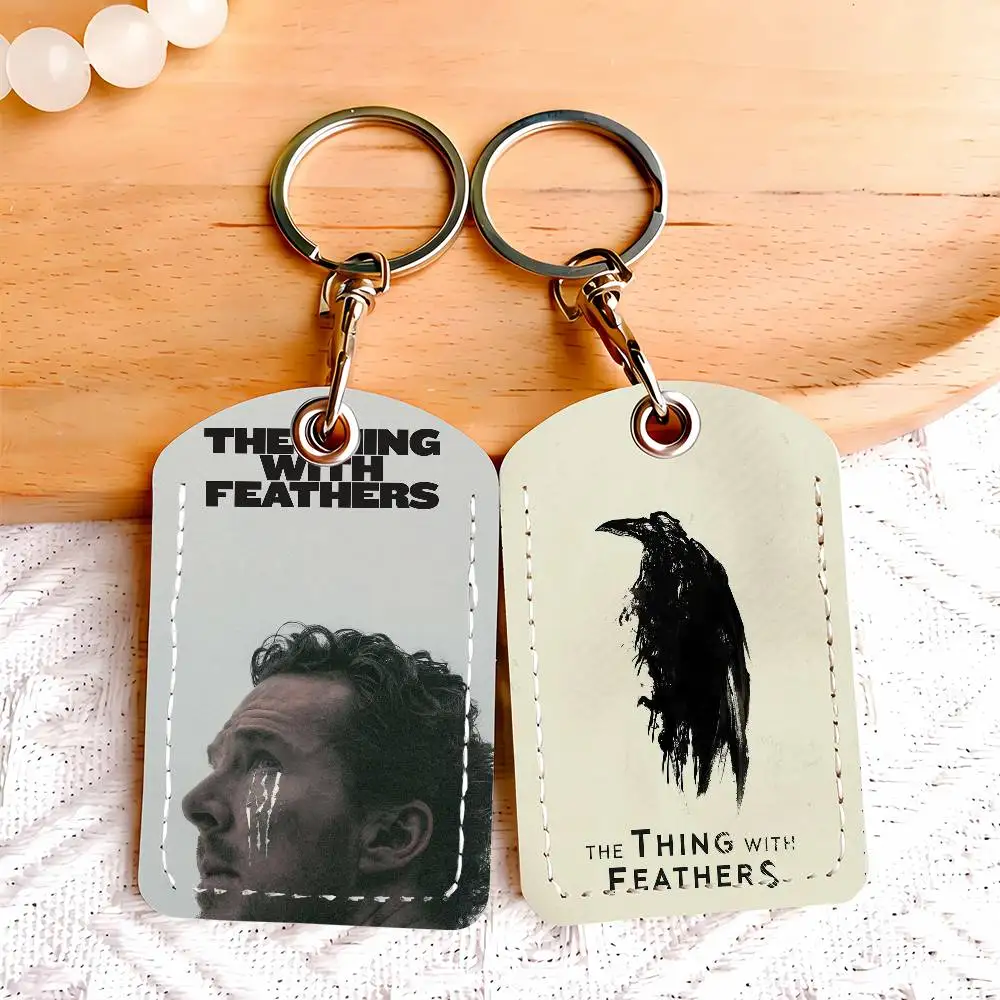 Вещь из фильма с перьями, держатель для карт с брелком для руководителя, чехол для банковского кредитного метро, автобуса
Вещь из фильма с перьями, держатель для карт с брелком для руководителя, чехол для банковского кредитного метро, автобуса