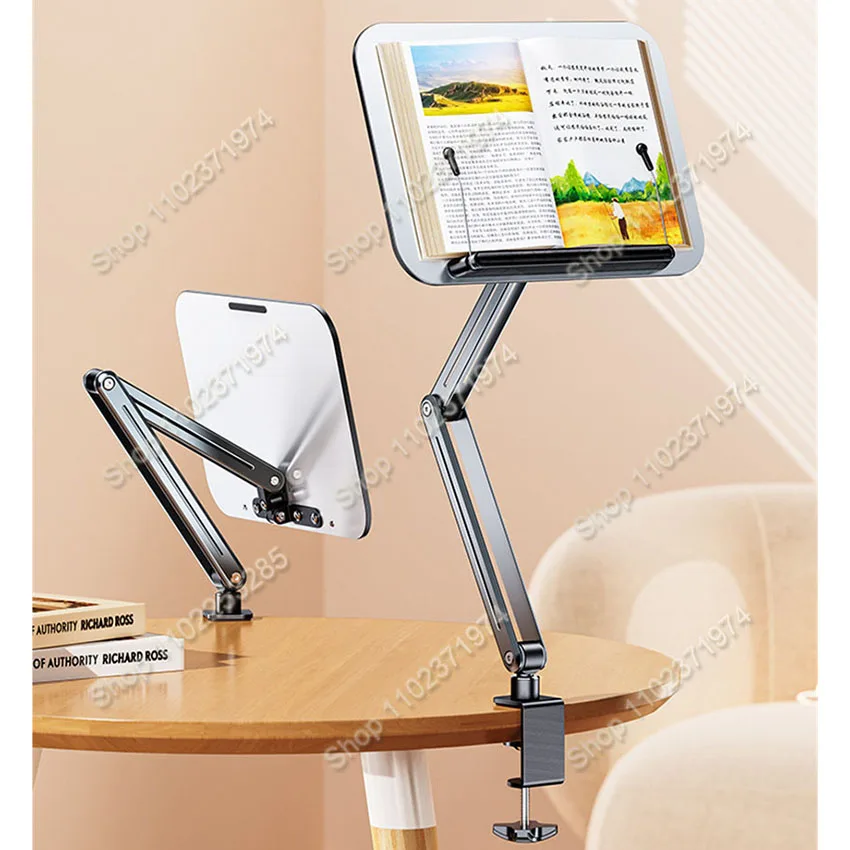 Desk Clamp Book Holder Adjustable Book Stand Holder for Desk, Foldable Reading Rack Compatible with IPad Tablet Notebook Books
Desk Clamp Book Holder Adjustable Book Stand Holder for Desk, Foldable Reading Rack Compatible with IPad Tablet Notebook Books