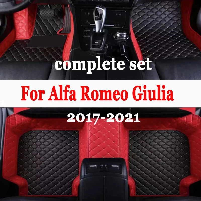 Коврики для Alfa Romeo Giulia 2021 2020 2019 2018 2017, автомобильные напольные коврики, индивидуальный стиль, аксессуары для интерьера автомобиля, накладки на ножки
Коврики для Alfa Romeo Giulia 2021 2020 2019 2018 2017, автомобильные напольные коврики, индивидуальный стиль, аксессуары для интерьера автомобиля, накладки на ножки