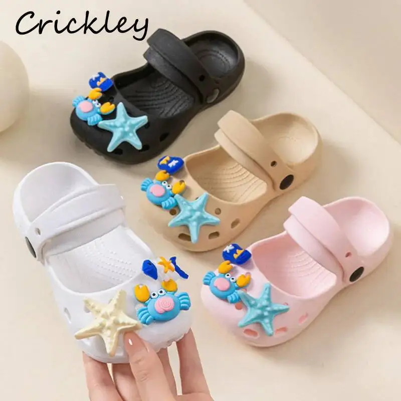 2026 Starfish Children Clogs Shoes Summer EVA Waterproof Toddler Girls Slippers Soft Bottom Outdoor Kids Beach Slippers
2026 Starfish Children Clogs Shoes Summer EVA Waterproof Toddler Girls Slippers Soft Bottom Outdoor Kids Beach Slippers