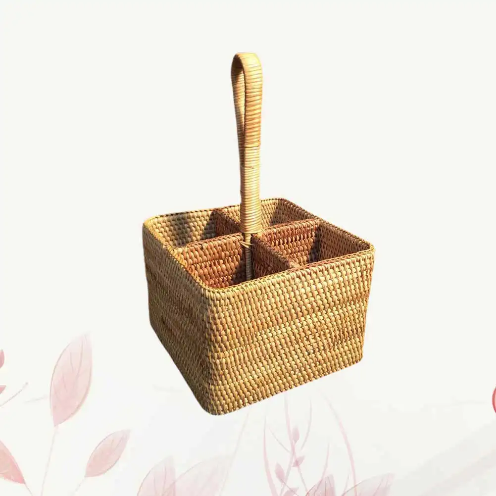 1Pcs Natural Rattan Woven Storage Basket Tea Table Sundry Organizer Desktop Storage Container Large Capacity Lightweight
1Pcs Natural Rattan Woven Storage Basket Tea Table Sundry Organizer Desktop Storage Container Large Capacity Lightweight