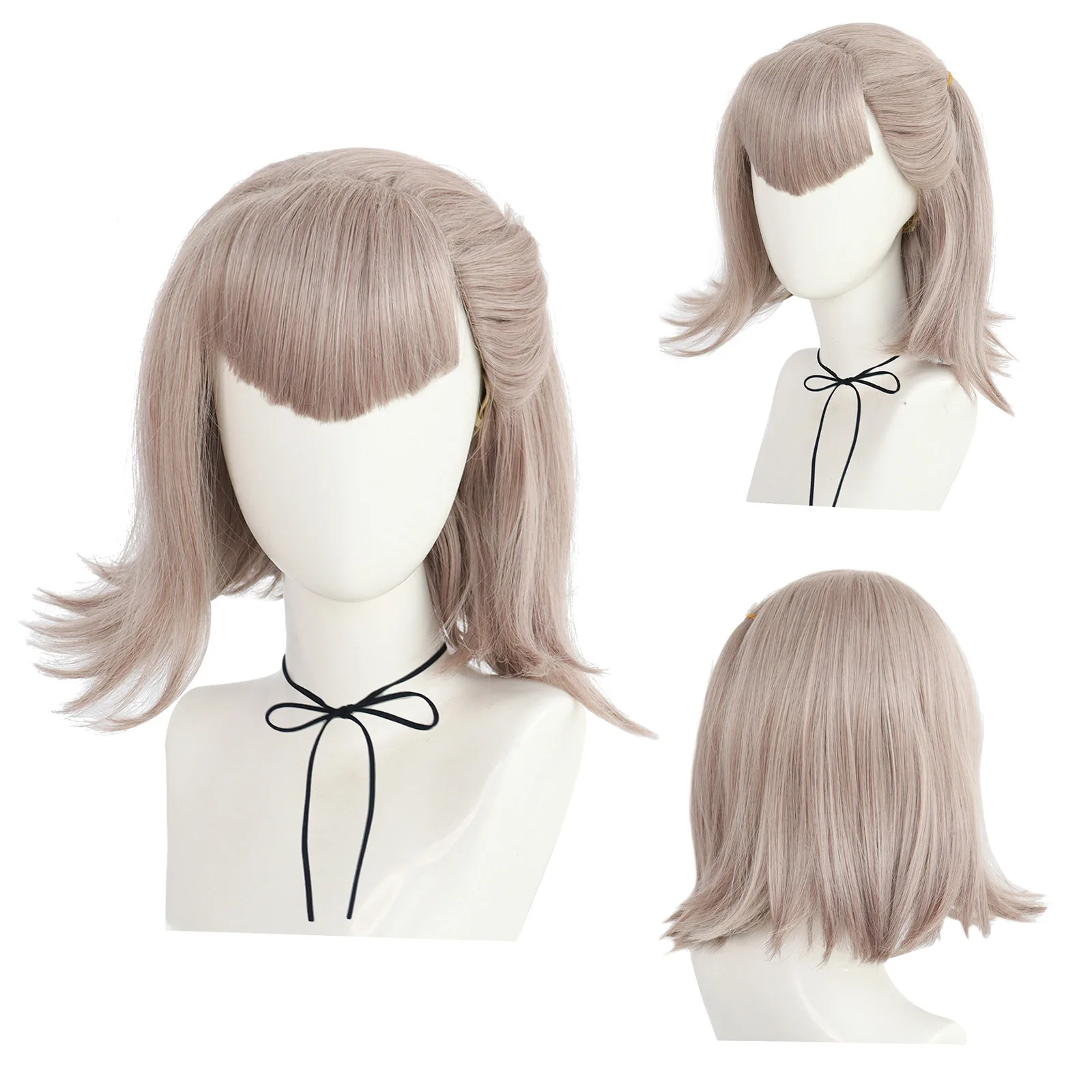 Short Cosplay Wig Rosy Brown with Bangs, Natural Synthetic Hair Wig for Anime Character Cosplay
Short Cosplay Wig Rosy Brown with Bangs, Natural Synthetic Hair Wig for Anime Character Cosplay