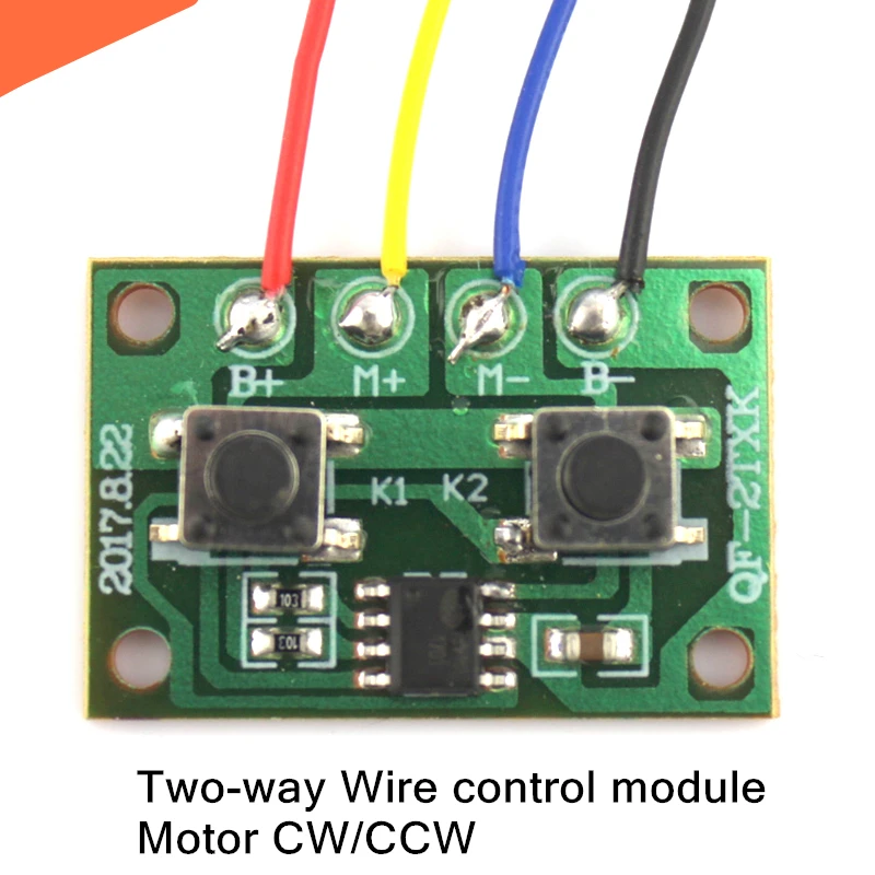 Two-way Wire Control Module,Motor CW/CCW Control Switch Module,DIY Remote Control Driver Module,Model Toys
Two-way Wire Control Module,Motor CW/CCW Control Switch Module,DIY Remote Control Driver Module,Model Toys