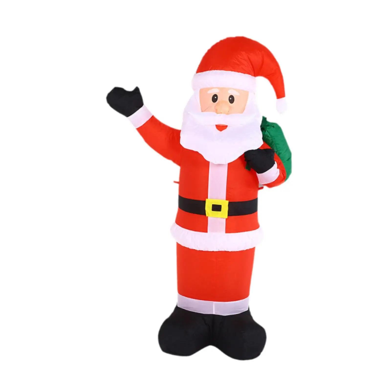 Inflatable Santa Claus Christmas Decoration Multicolor LED Light Up Polyester Figure for Exterior Garden Lawn Patio Ornament
Inflatable Santa Claus Christmas Decoration Multicolor LED Light Up Polyester Figure for Exterior Garden Lawn Patio Ornament