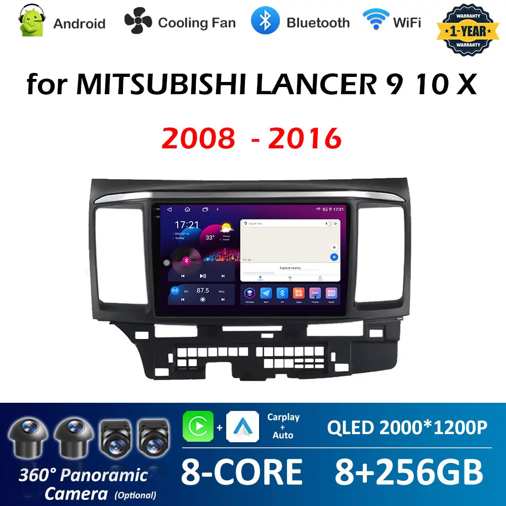 Беспроводной Carplay Bluetooth для MITSUBISHI LANCER 9 10 X 2008 2009 2010 2011-2016 DSP стерео GPS-навигация 2,5D сенсорный экран
Беспроводной Carplay Bluetooth для MITSUBISHI LANCER 9 10 X 2008 2009 2010 2011-2016 DSP стерео GPS-навигация 2,5D сенсорный экран