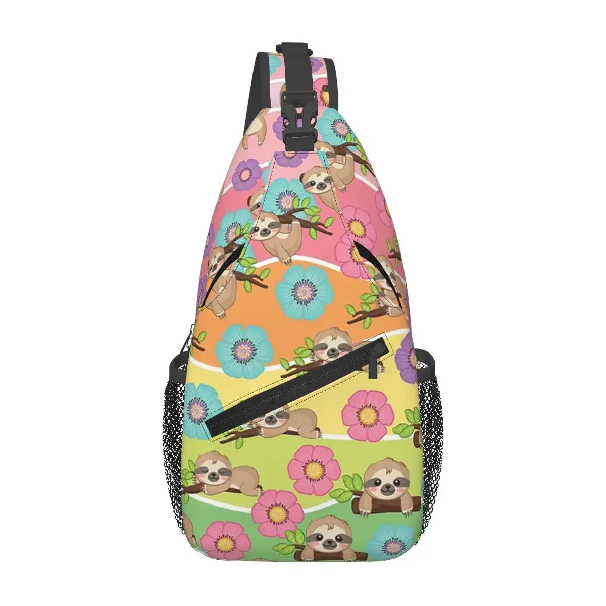Sloth And Flower Chest Bag Men Sling Crossbody Backpack Chest Bag Traveling Hiking Daypack Shoulder Bag
Sloth And Flower Chest Bag Men Sling Crossbody Backpack Chest Bag Traveling Hiking Daypack Shoulder Bag