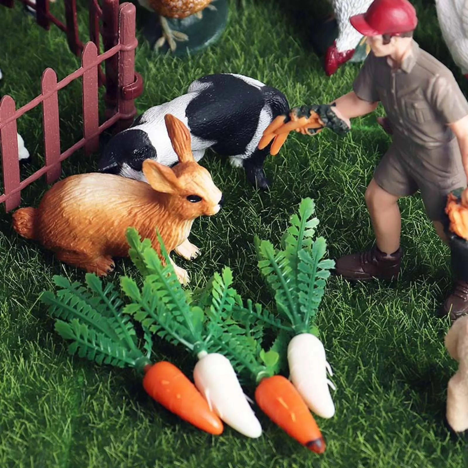 45 Pieces Farm Creature Model Set Educational Realistic Mini Farm Creature Figures Solid Plastic Easy to Clean for Children
45 Pieces Farm Creature Model Set Educational Realistic Mini Farm Creature Figures Solid Plastic Easy to Clean for Children