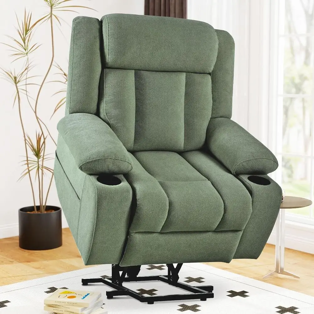Ergonomic Power Recliner for Seniors with Extended Footrest, Deep Seat, Electric Lift, Remote Control, Cup Holders, Side Pocket,
Ergonomic Power Recliner for Seniors with Extended Footrest, Deep Seat, Electric Lift, Remote Control, Cup Holders, Side Pocket,