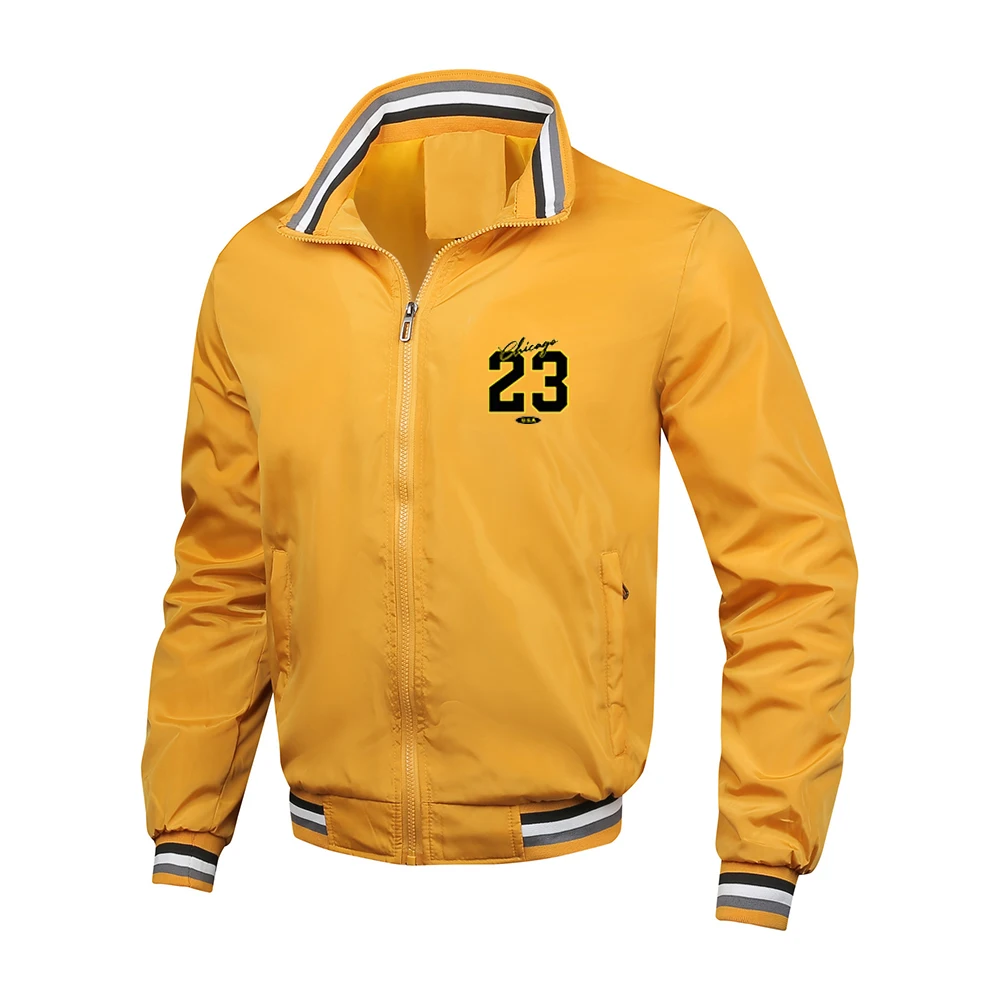 2025 Spring Autumn Men's 23 USA Art Letter Design Logo Print Zipper Jacket Outdoor Sports Coat Solid Color Round Neck Hoodies
2025 Spring Autumn Men's 23 USA Art Letter Design Logo Print Zipper Jacket Outdoor Sports Coat Solid Color Round Neck Hoodies