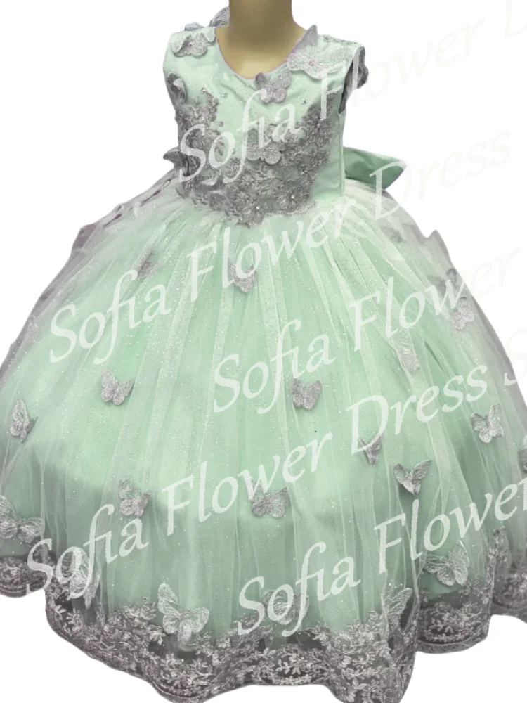Customized Flower Girl Dress Purple Appliques A-Line Floor Length Sleeveless Dress Girls Elegant First Communion Birthday Gowns
Customized Flower Girl Dress Purple Appliques A-Line Floor Length Sleeveless Dress Girls Elegant First Communion Birthday Gowns