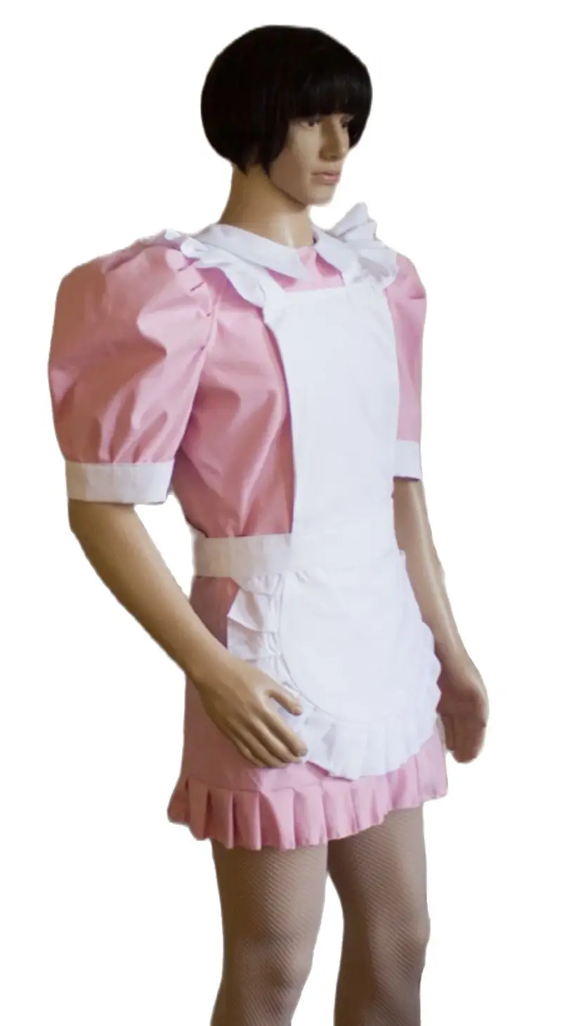 French Pink PVC Sexy Sissy Gothic New Hot Selling Adult Apron Cross Bow Maid Costume Customization
French Pink PVC Sexy Sissy Gothic New Hot Selling Adult Apron Cross Bow Maid Costume Customization