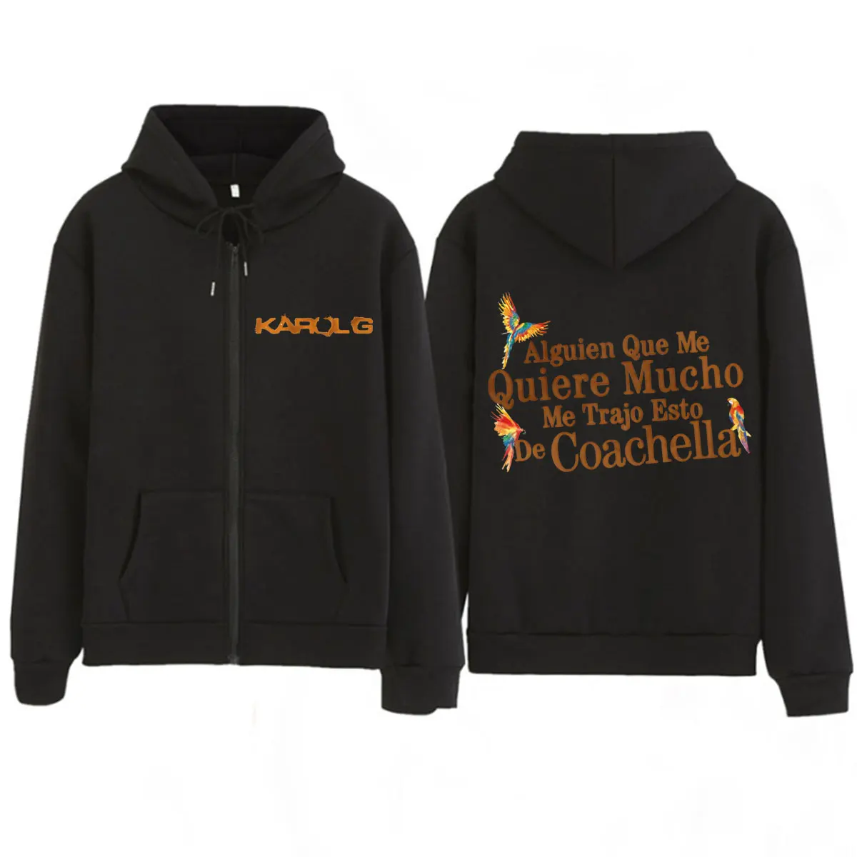 Karol G Alguien Que Me Quiere Mucho Print Zipper Hoodie Men Women Fashion Sweatshirts Long Sleeves Loose Casual Zip Up Jacket
Karol G Alguien Que Me Quiere Mucho Print Zipper Hoodie Men Women Fashion Sweatshirts Long Sleeves Loose Casual Zip Up Jacket