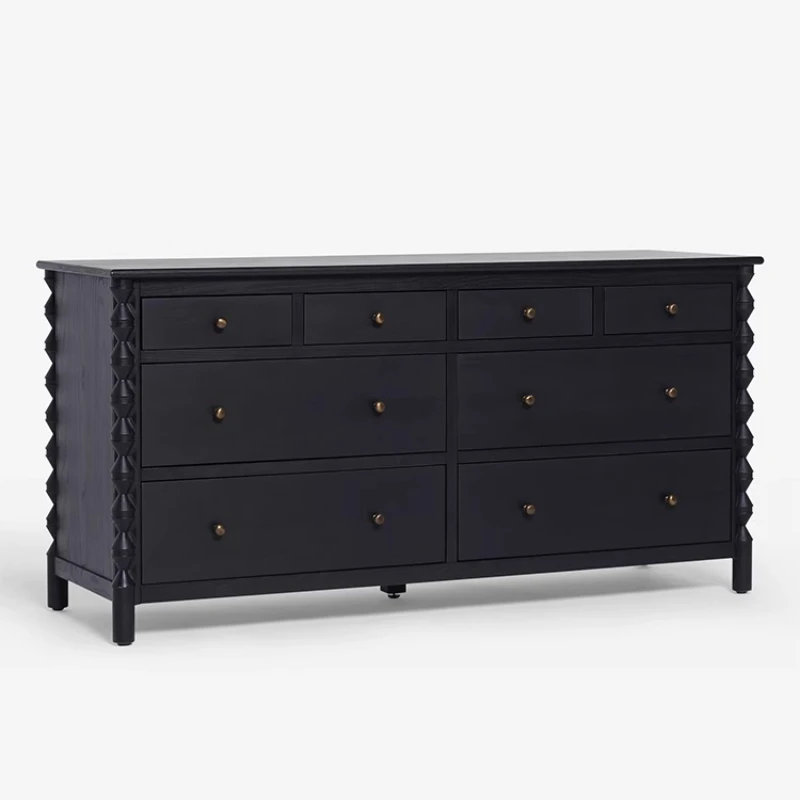 French medieval solid wood eight-bucket cabinet, bedroom storage, bedside cabinet
French medieval solid wood eight-bucket cabinet, bedroom storage, bedside cabinet