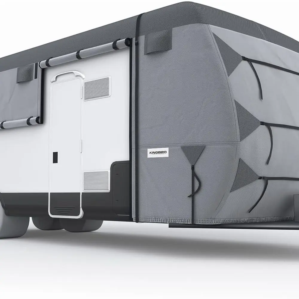 Тканевый чехол для прицепа для автофургона, чехол для кемпера 600D, 22-24 фута, устойчивый к разрыву, водонепроницаемый, ветрозащитный, чехол для прицепа с 2 шт. Extra S
Тканевый чехол для прицепа для автофургона, чехол для кемпера 600D, 22-24 фута, устойчивый к разрыву, водонепроницаемый, ветрозащитный, чехол для прицепа с 2 шт. Extra S