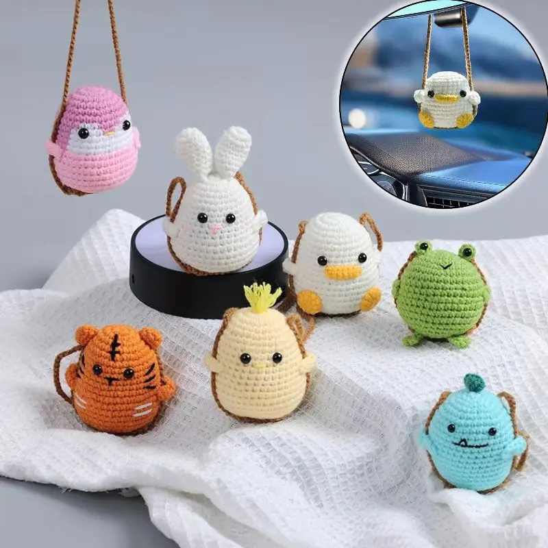 Cute Crochet Animal Car Pendant – Duckling & Frog Design Soft Yarn Crafted Rearview Mirror Decor Unique Gift
Cute Crochet Animal Car Pendant – Duckling & Frog Design Soft Yarn Crafted Rearview Mirror Decor Unique Gift