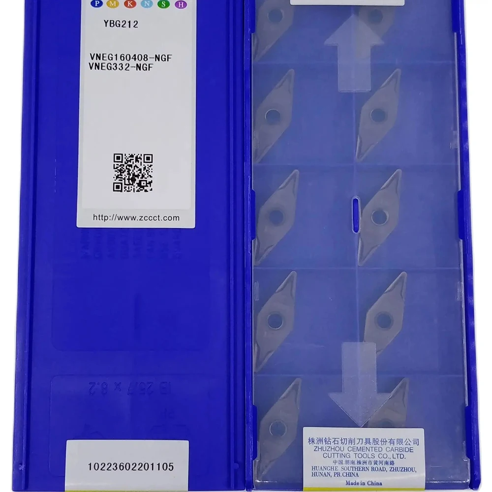 ZCC VNEG160408-NGF YBG212 Turning inserts For processing steel 10pcs/box VNEG 160408 NGF
ZCC VNEG160408-NGF YBG212 Turning inserts For processing steel 10pcs/box VNEG 160408 NGF