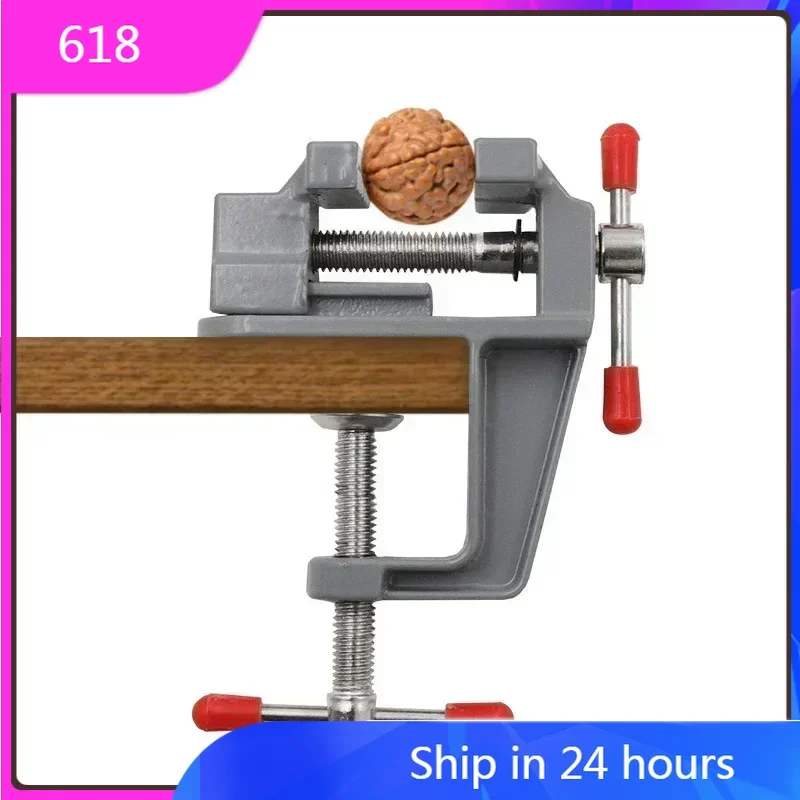 1pc Mini Aluminum Hobby Vice - Compact Multifunctional Clip Workbench, Small Repair, and DIY Projects - Durable, Adjustable
1pc Mini Aluminum Hobby Vice - Compact Multifunctional Clip Workbench, Small Repair, and DIY Projects - Durable, Adjustable