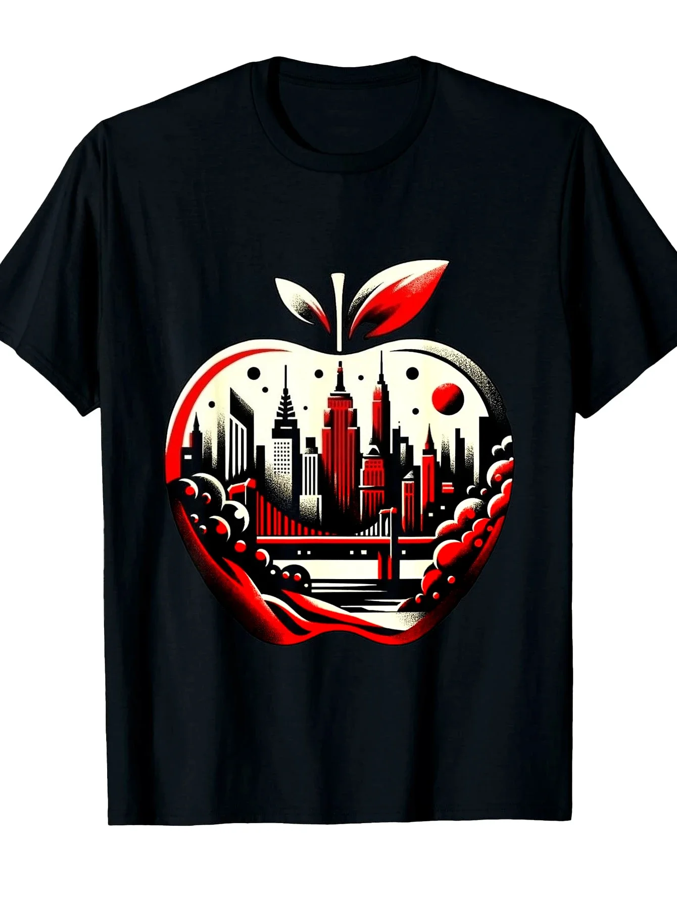 Big Apple Skyline Graphic Tee Men Retro Cityscape Print Cotton T-Shirt
Big Apple Skyline Graphic Tee Men Retro Cityscape Print Cotton T-Shirt