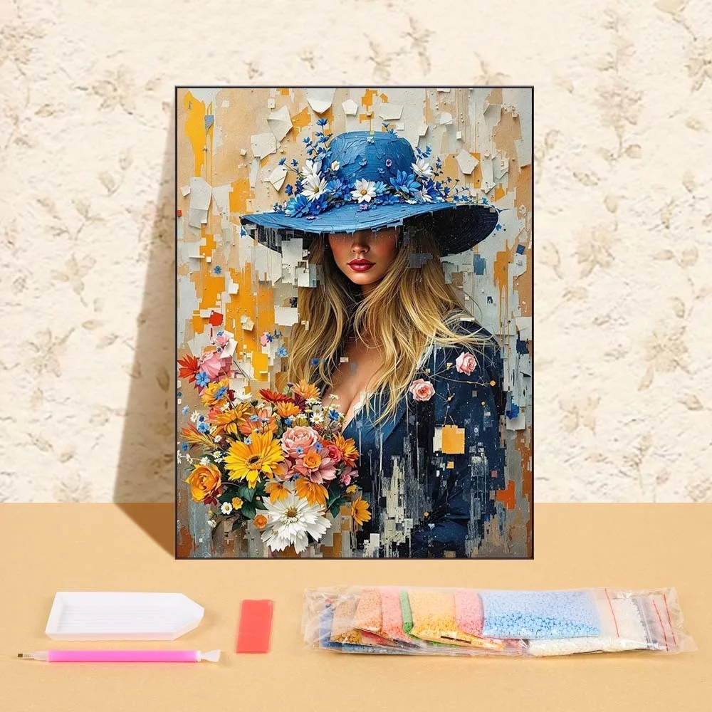 Diy Diamond Painting Portrait Women Full Round Drill Mosaic Flower Girl 5d Embroidery New Collection Adults Gift Set Wall Decor
Diy Diamond Painting Portrait Women Full Round Drill Mosaic Flower Girl 5d Embroidery New Collection Adults Gift Set Wall Decor
