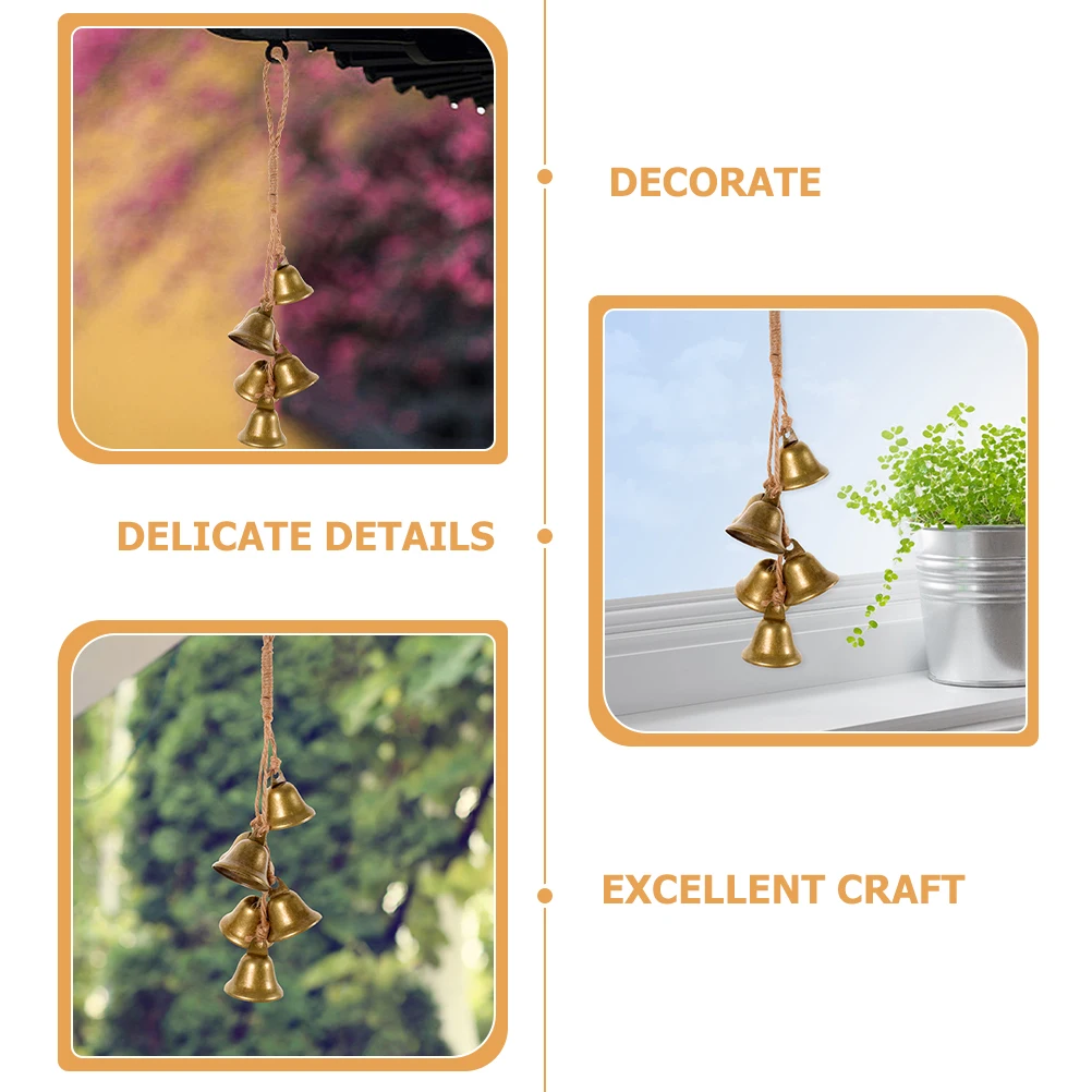2 Pcs Witch Bells Wind Chime Hanging nament Decor Craft Metal Door Car Decoration Iron Rope Ancient Style
2 Pcs Witch Bells Wind Chime Hanging nament Decor Craft Metal Door Car Decoration Iron Rope Ancient Style