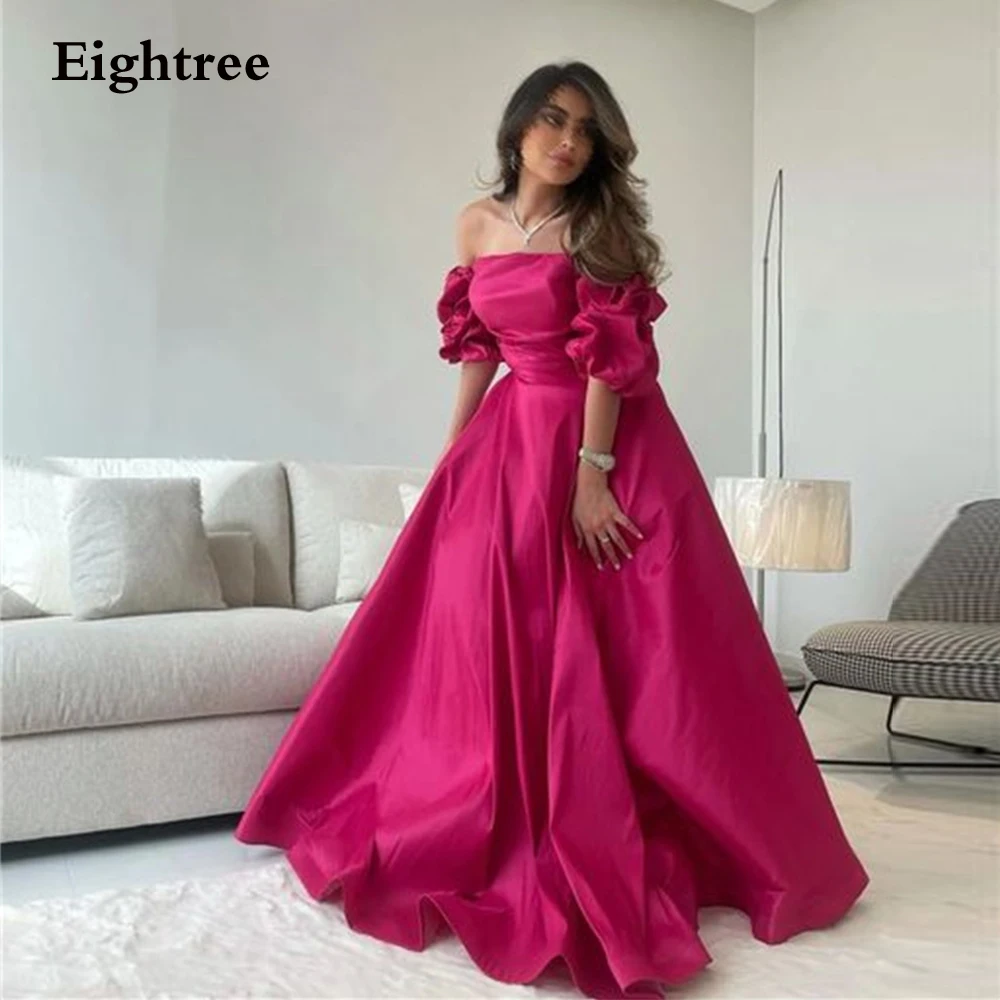 Eightree Fuchsia Elegant Evening Dresses Strapless Stain Lace Up Abendkleider Dubai Robe De Soirée Formal Occasion Dress 2023
Eightree Fuchsia Elegant Evening Dresses Strapless Stain Lace Up Abendkleider Dubai Robe De Soirée Formal Occasion Dress 2023