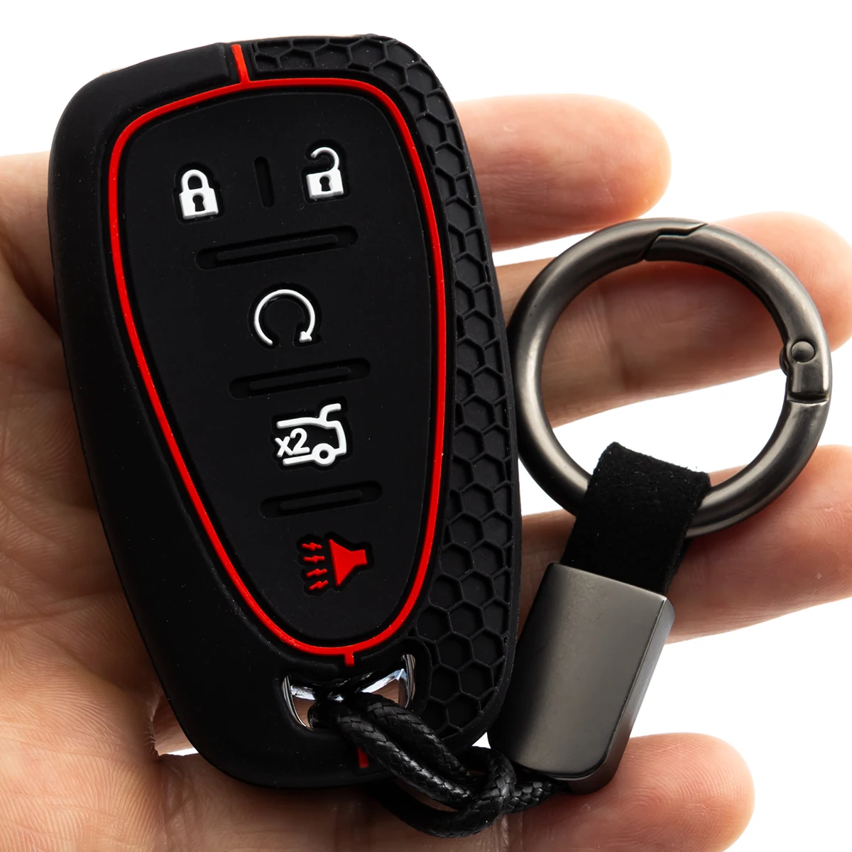 Silica Gel 5 Button Key Case Fob Chain Cover For Chevrolet Cruze Malibu Camaro Equinox Blazer Traverse Trailblazer
Silica Gel 5 Button Key Case Fob Chain Cover For Chevrolet Cruze Malibu Camaro Equinox Blazer Traverse Trailblazer