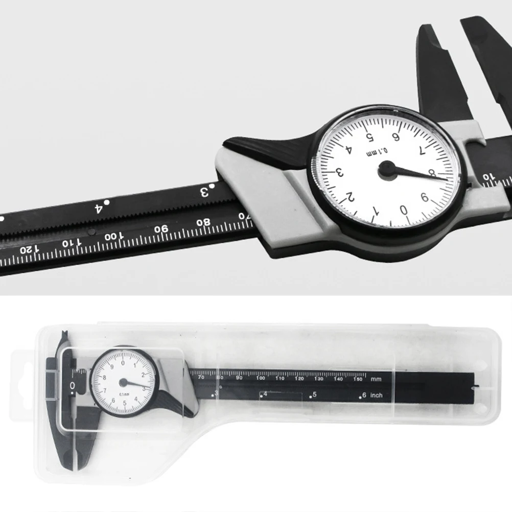 0-150Mm Plastic Caliper Double Scale High Precision Gauge Shockproof Measuring Tool Depth Step
0-150Mm Plastic Caliper Double Scale High Precision Gauge Shockproof Measuring Tool Depth Step