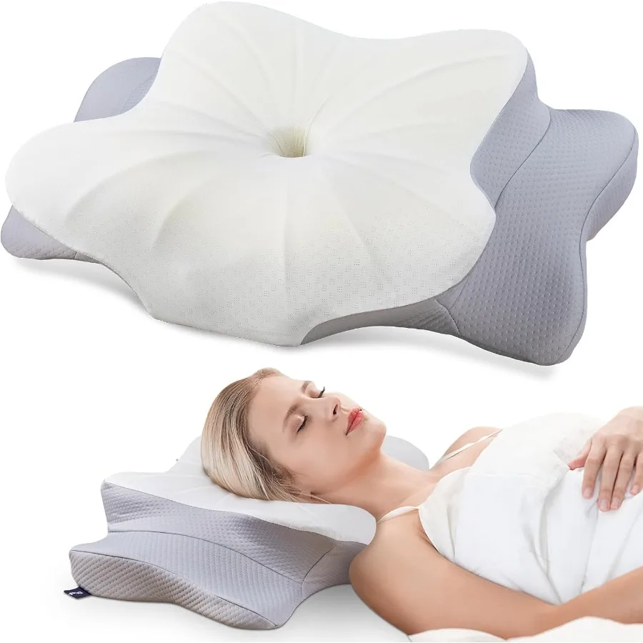 Cervical Pillow for Neck and Shoulder Relief: Ergonomic Contour Memory Foam Pillow with Adjustable Support for Side Back and St
Cervical Pillow for Neck and Shoulder Relief: Ergonomic Contour Memory Foam Pillow with Adjustable Support for Side Back and St
