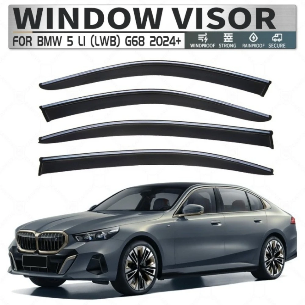 Side Window Visor for BMW 5 Series Li Long Wheelbase G38 G68 F18 Window Visor Shields Sun Rain Deflector Guards Auto Accessories
Side Window Visor for BMW 5 Series Li Long Wheelbase G38 G68 F18 Window Visor Shields Sun Rain Deflector Guards Auto Accessories