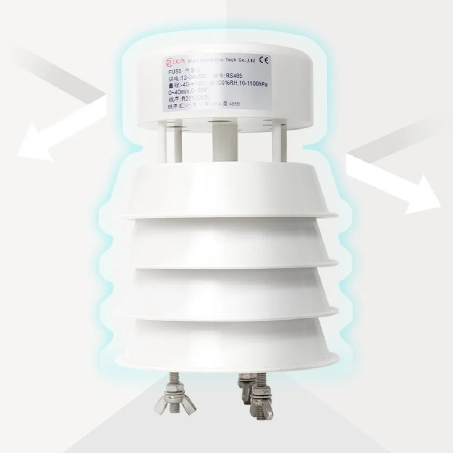 Rk900-09 5 in 1 High Resolution RS232 4-20mA Smart Rs485 Anemometer Ultrasonic Wind Speed and Direction Sensor Weather Station
Rk900-09 5 in 1 High Resolution RS232 4-20mA Smart Rs485 Anemometer Ultrasonic Wind Speed and Direction Sensor Weather Station