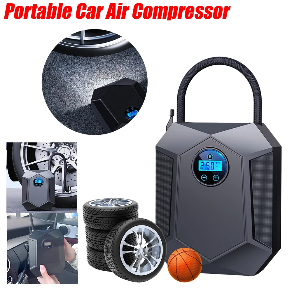 Портативный автомобильный воздушный компрессор, высокоточный электрический насос, портативный насос для накачивания, автомобильный воздушный компрессор для автомобиля и велосипеда
Портативный автомобильный воздушный компрессор, высокоточный электрический насос, портативный насос для накачивания, автомобильный воздушный компрессор для автомобиля и велосипеда