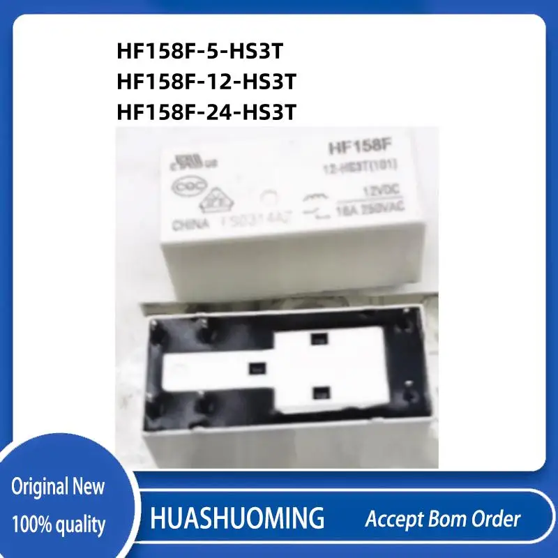 NEW 10PCS/LoT HF158F-5-HS3T 5VDC HF158F-12-HS3T 12VDC HF158F-24-HS3T 24V HF158F 12 HS3T 6PIN 16a 250vac
NEW 10PCS/LoT HF158F-5-HS3T 5VDC HF158F-12-HS3T 12VDC HF158F-24-HS3T 24V HF158F 12 HS3T 6PIN 16a 250vac