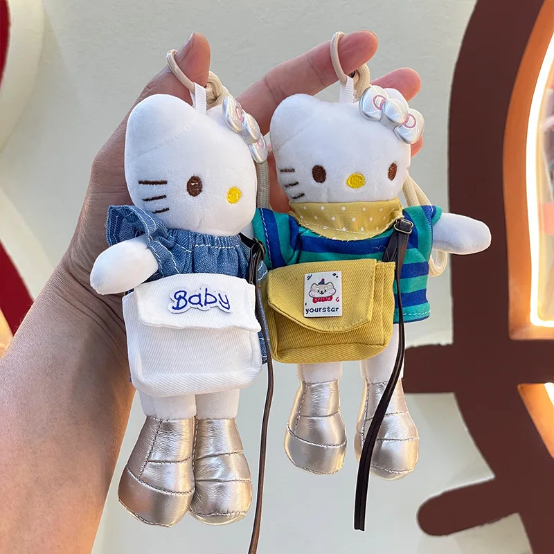 15CM Anime Hello Kitty DIY Dress Up Long Legs Series Plush Doll Keychain PP Cotton Stuffed Doll Kawaii Pendant Accessories
15CM Anime Hello Kitty DIY Dress Up Long Legs Series Plush Doll Keychain PP Cotton Stuffed Doll Kawaii Pendant Accessories