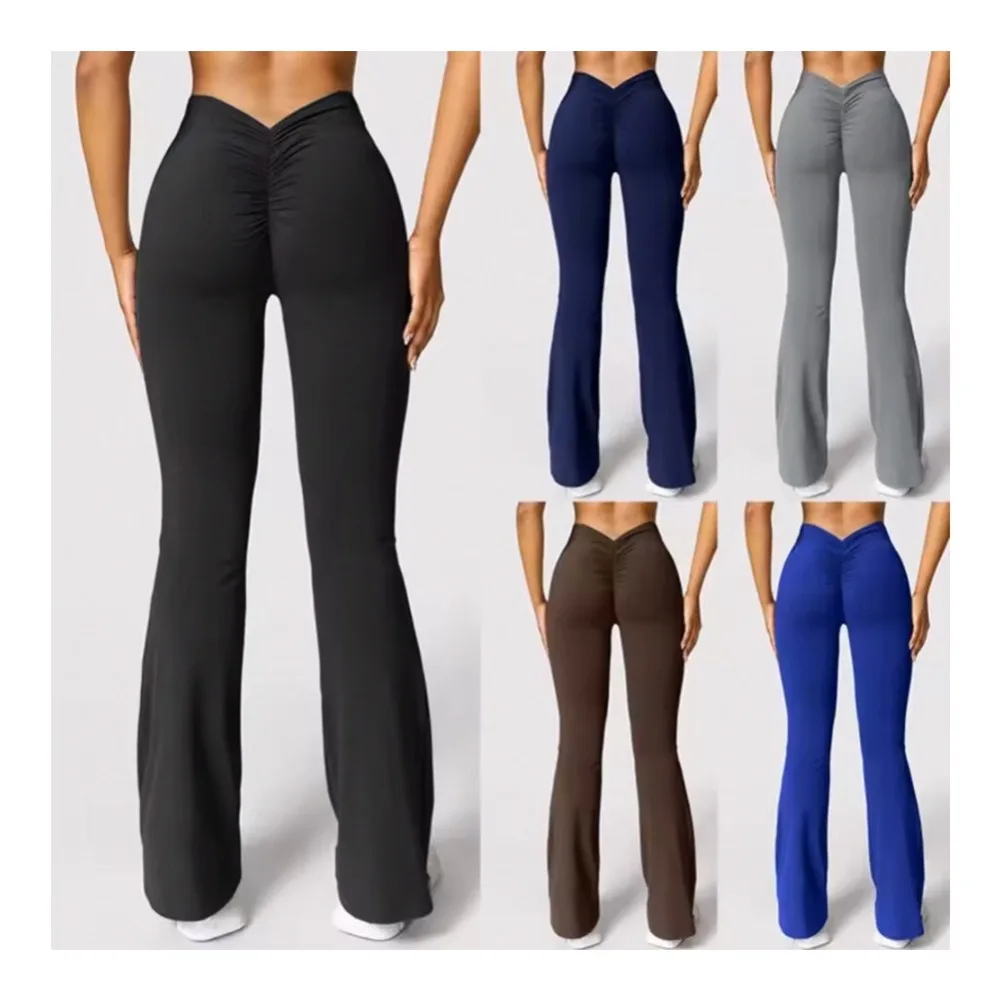 Women's High Waist Yoga Pants V Back Butt Lift Wide Leg Stretchy Gym Workout Sports Pants Control Breathable Stretch Activewear
Women's High Waist Yoga Pants V Back Butt Lift Wide Leg Stretchy Gym Workout Sports Pants Control Breathable Stretch Activewear