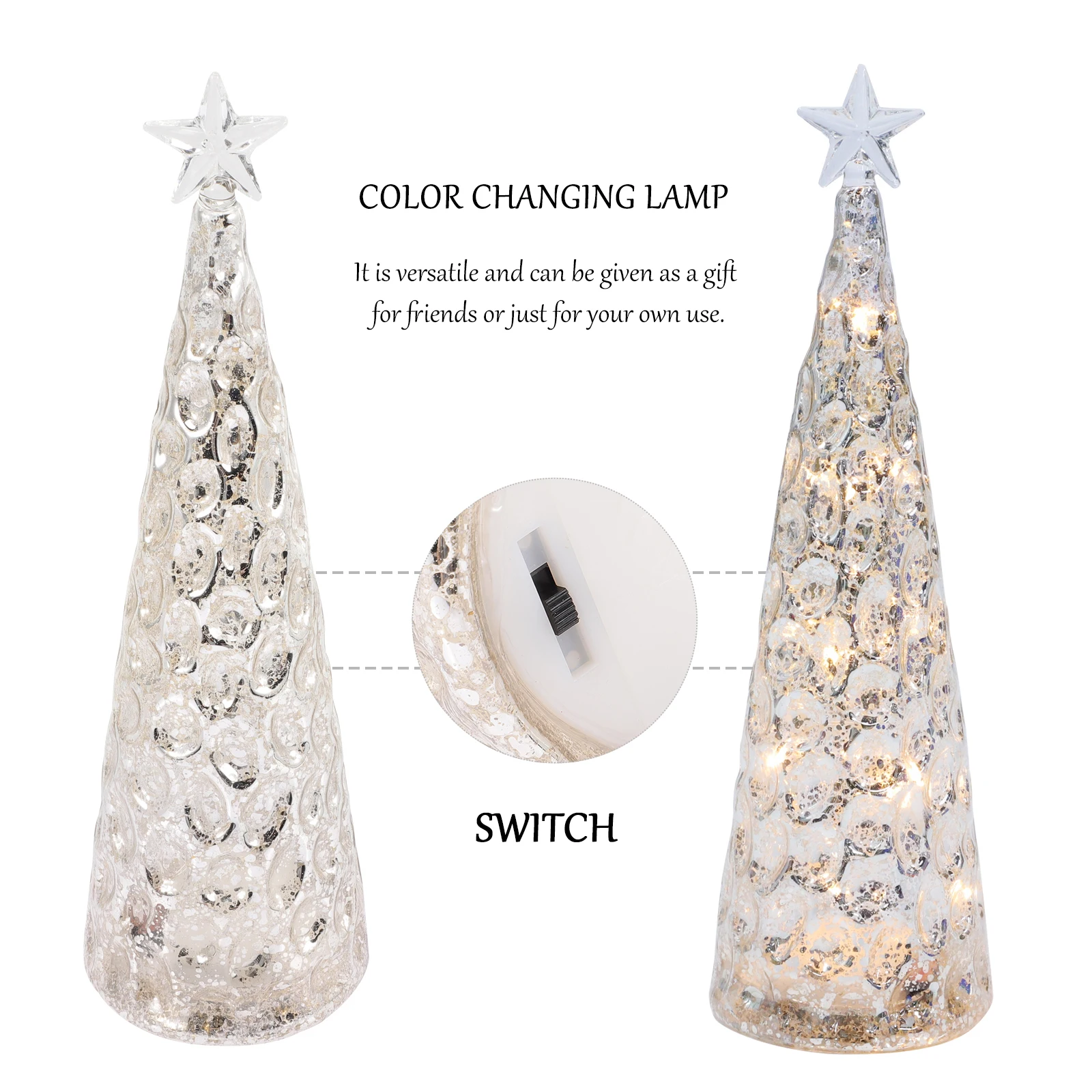 Glowing Night Light Christmas Tree Ornaments Artificial Desk Decor Small Light Color Changing Lamp Bedroom Party Scene
Glowing Night Light Christmas Tree Ornaments Artificial Desk Decor Small Light Color Changing Lamp Bedroom Party Scene