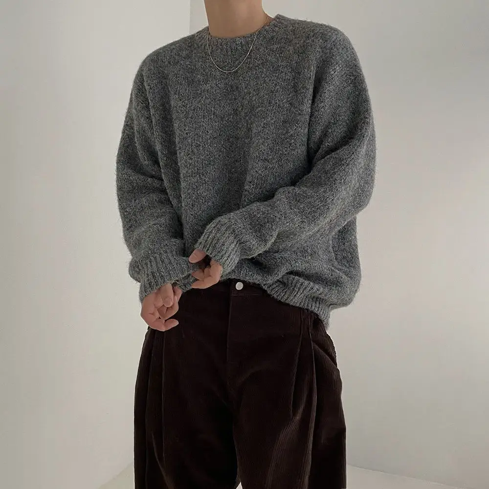Knitted Sweaters Autumn Winter Sweaters Men O-neck Pure Color Casual Pullover Streetwear Basic Color Knitwear Jumper Male A24
Knitted Sweaters Autumn Winter Sweaters Men O-neck Pure Color Casual Pullover Streetwear Basic Color Knitwear Jumper Male A24