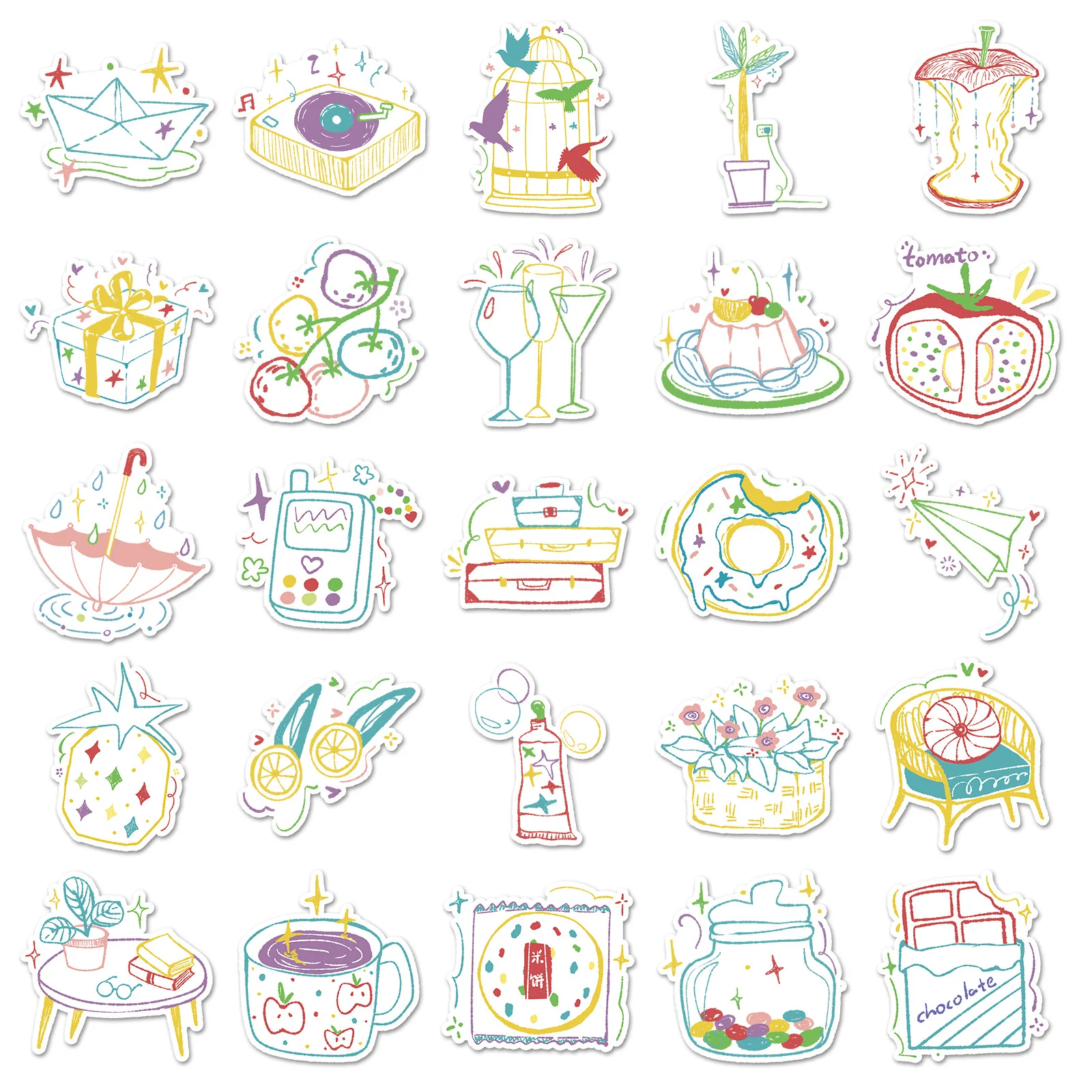 10/50PCS hand-painted style leisure time graffiti simple decorative car mobile phone computer waterproof sticker Kids Toy
10/50PCS hand-painted style leisure time graffiti simple decorative car mobile phone computer waterproof sticker Kids Toy