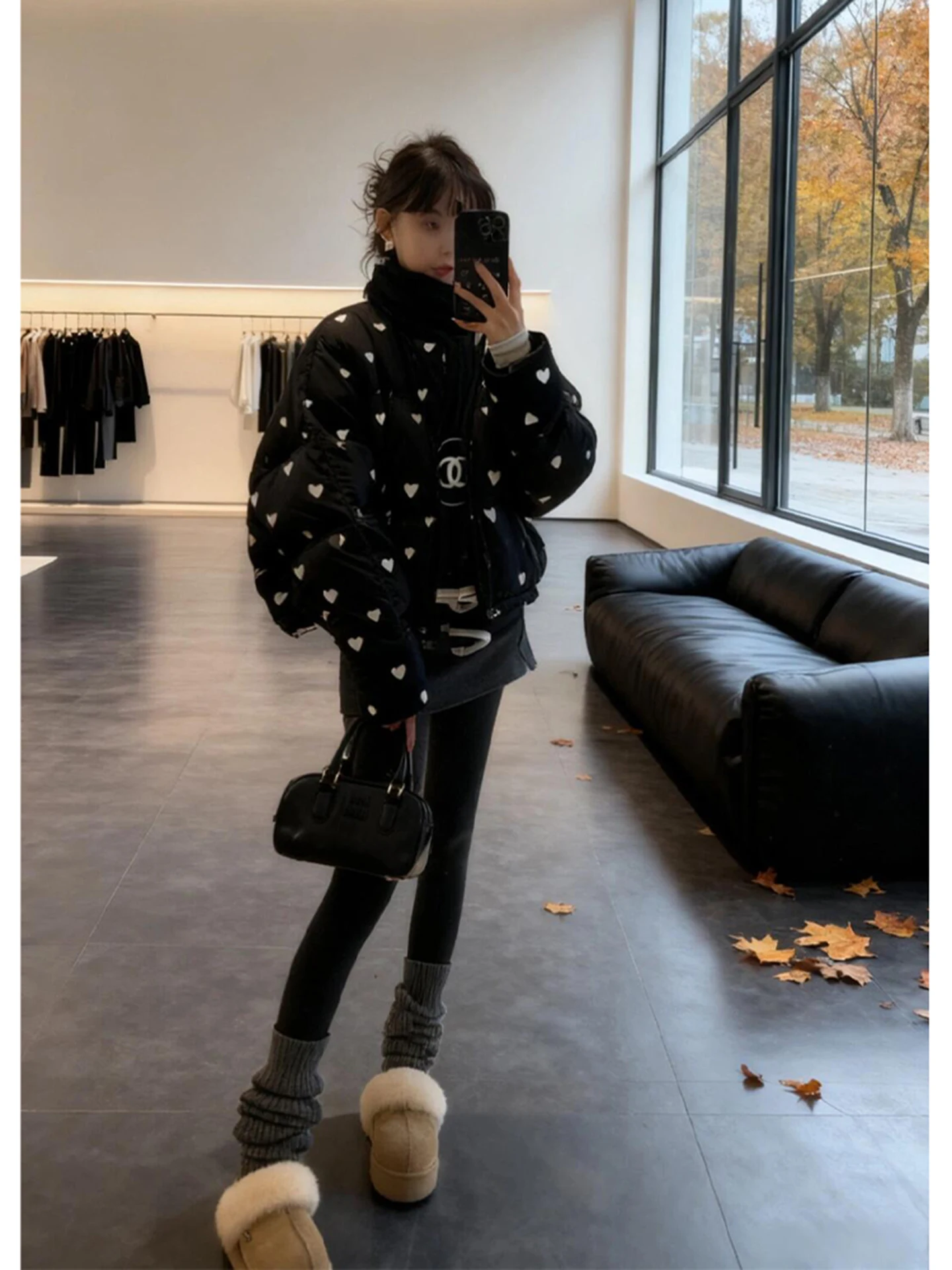 Korean Sle ort Printed Bla down Cotton Jaet Women's Thiened Warm Bread Sle Coat Winter Faion Outerwear
Korean Sle ort Printed Bla down Cotton Jaet Women's Thiened Warm Bread Sle Coat Winter Faion Outerwear