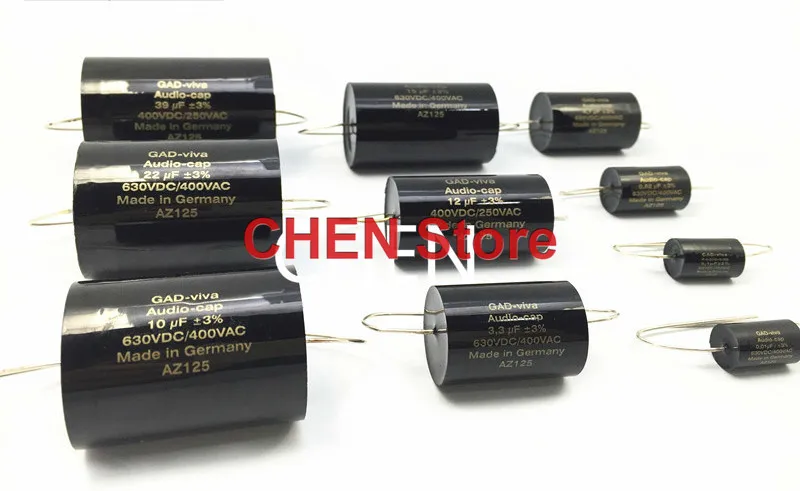 2PCS/lot Original Germany GAD-viva MKP 3% 400V 630V 0.01UF-100UF audio-cap Zinc foil audio capacitor Free Shipping
2PCS/lot Original Germany GAD-viva MKP 3% 400V 630V 0.01UF-100UF audio-cap Zinc foil audio capacitor Free Shipping