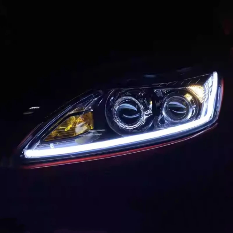Для Ford Focus 2009-2013 модифицированные светодиодные линзы в сборе, дневные ходовые огни с указателем поворота
Для Ford Focus 2009-2013 модифицированные светодиодные линзы в сборе, дневные ходовые огни с указателем поворота