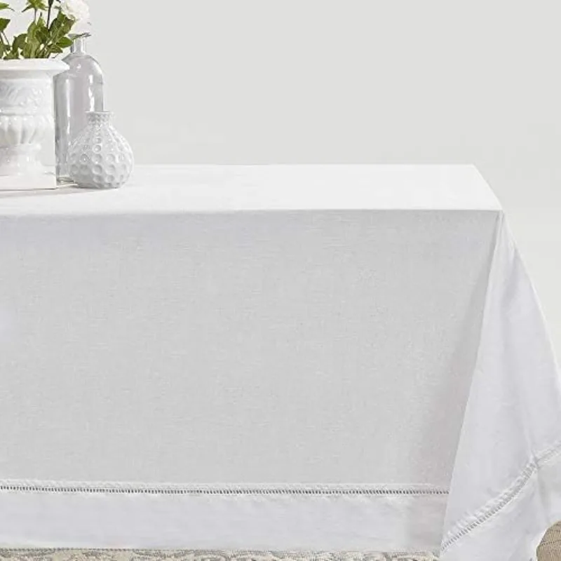 Premium 100% Linen Hemstitch Tablecloth-54 x 72 Inch White,Natural Fabric, Rectangular Tablecloth for Indoor and Outdoor Use
Premium 100% Linen Hemstitch Tablecloth-54 x 72 Inch White,Natural Fabric, Rectangular Tablecloth for Indoor and Outdoor Use
