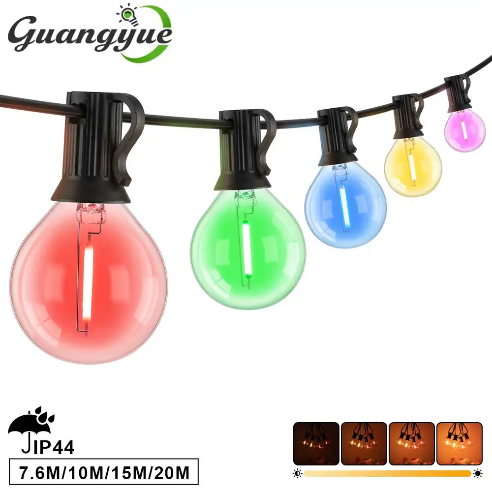 G40 LED Vintage Christmas String Light E12 Colorful Globe Bulb 110V 220V Outdoor Chain Lights for Patio Backyard Roofline Decor
G40 LED Vintage Christmas String Light E12 Colorful Globe Bulb 110V 220V Outdoor Chain Lights for Patio Backyard Roofline Decor
