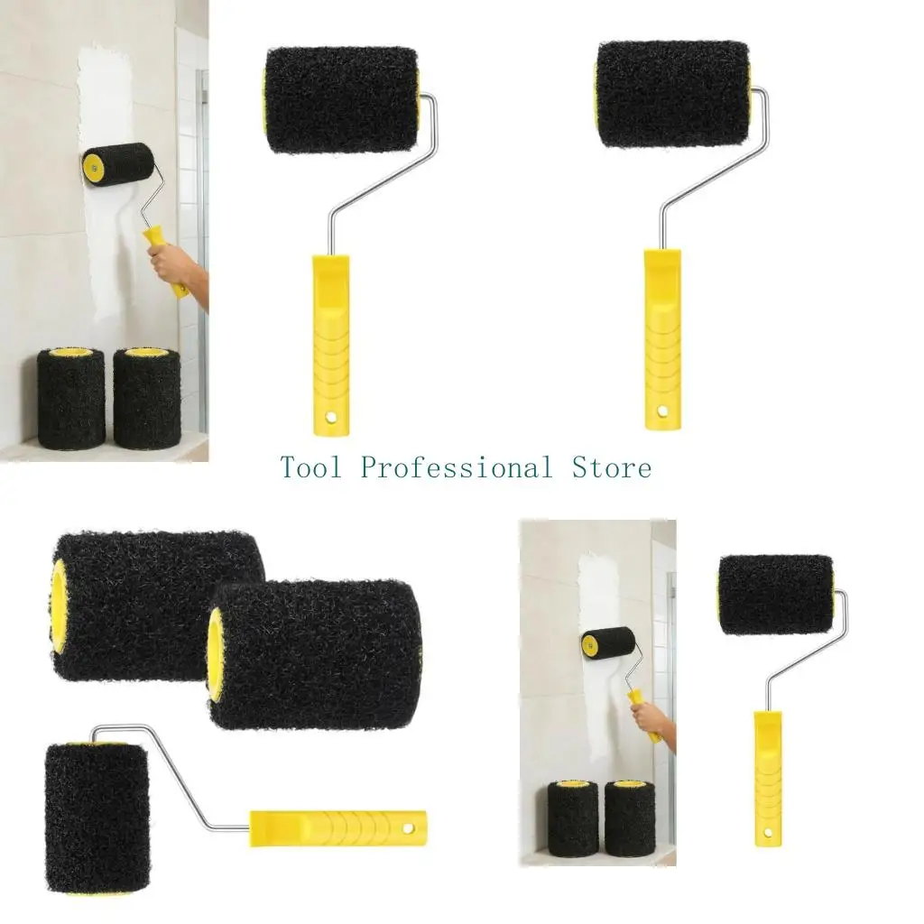 57QF Professional Grade Paint Roller Set Includes 3 Refills For Wall Finishing
57QF Professional Grade Paint Roller Set Includes 3 Refills For Wall Finishing