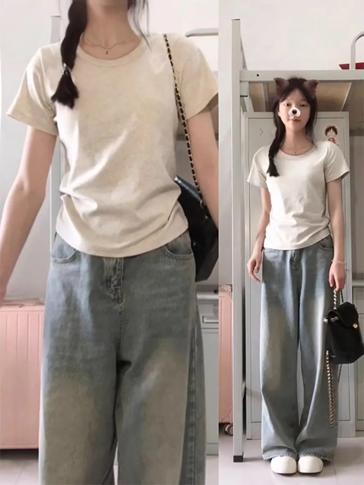plus Size Women's Basic Short Sleeve T-Shirt Color Regular Shoulder Fashion Casual Slimming Top Summer Commute Style
plus Size Women's Basic Short Sleeve T-Shirt Color Regular Shoulder Fashion Casual Slimming Top Summer Commute Style