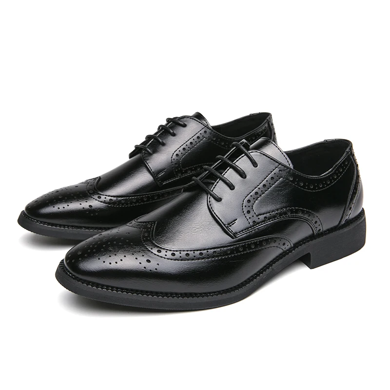 Men Oxford Shoes Luxury Leather Brogue Shoes Male Classic Business Formal Shoes High Quality Handcrafted Men Party Wedding Shoe
Men Oxford Shoes Luxury Leather Brogue Shoes Male Classic Business Formal Shoes High Quality Handcrafted Men Party Wedding Shoe