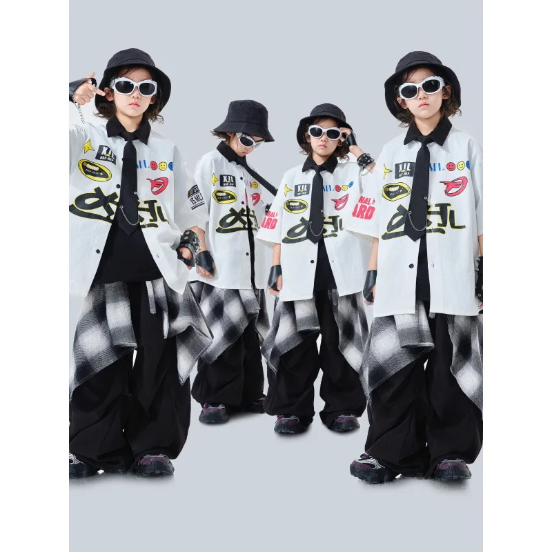 Children's street dance trendy clothing boys-hop street stylehiphopTrendy and cool performance outfit children
Children's street dance trendy clothing boys-hop street stylehiphopTrendy and cool performance outfit children